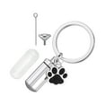 thumbnail image 4 of Llavero de cremación Colco para ceniza recuerdo cadena de regalo Llavero de gato, 4 of 8