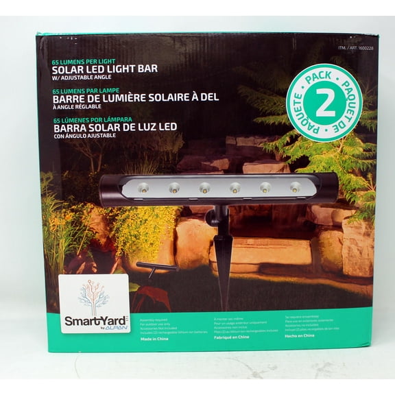 SmartYard by Alpan Solar Led Lighting Bar with Adjustable Angle