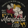 thumbnail image 2 of Dennis The Menace Maryland State Hoodie Sweatshirt Women Men Brisco Brands S, 2 of 6