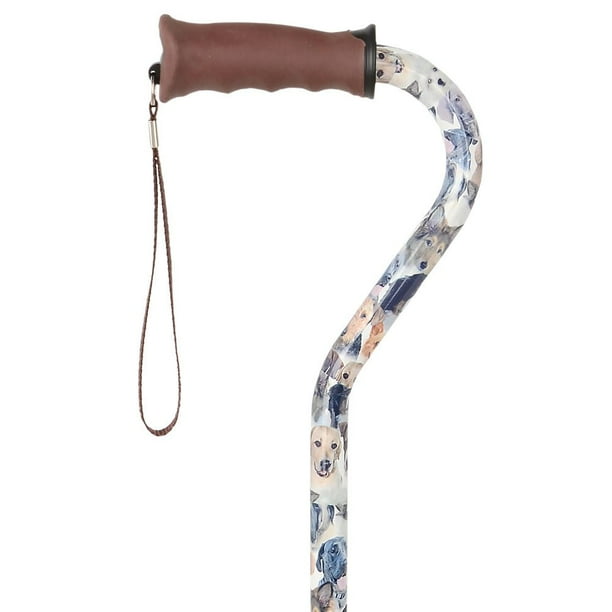 Royal Canes Dogs Offset Walking Cane with Comfort Grip for Men & Women