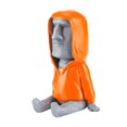 thumbnail image 2 of FashionCha Easter Island Head Statue Antique Portrait Ahu Phone Holder Moai Head Statue for Grey Orange, 2 of 9