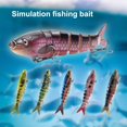 thumbnail image 4 of Cheers.US 3Pcs Generic Fishing Lures Bionic Swimming Lure Segmented Multi Jointed Slow Sinking Freshwater Saltwater Bass, 4 of 7