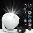 thumbnail image 3 of HIBIBUD 2Pcs Led Lights for Bedroom Power-Efficient Lamp Intimate Atmosphere Starlight Projector Black White, 3 of 4