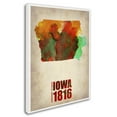thumbnail image 2 of Trademark Fine Art "Iowa Watercolor Map" Canvas Art by Naxart, 2 of 3