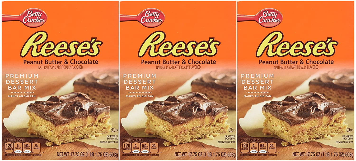 Betty Crocker, Dessert Bar Mix, Reeses Peanut Butter and Chocolate, 17