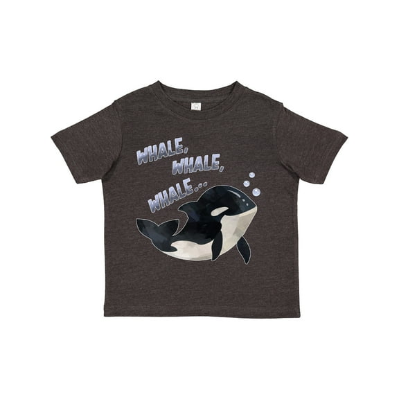 Inktastic Whale, Whale, Whale Cute Orca Pun Boys or Girls Toddler T-Shirt