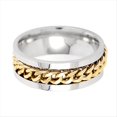 thumbnail image 1 of Anillos de Cadena Giratorios Antiestrés Geniales para Hombres, Anillo Relajante Antiansiedad de Acero Inoxidable, Fidget Spinner B-62,5 mm, 1 of 5