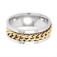 thumbnail image 1 of Anillos de Cadena Giratorios Antiestrés Geniales para Hombres, Anillo Relajante Antiansiedad de Acero Inoxidable, Fidget Spinner B-62,5 mm, 1 of 5