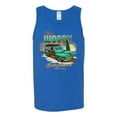 thumbnail image 2 of Wild Bobby, 1946 Vintage Ford Woody Chasing Waves Cars and Trucks Mens Graphic Tank Top, Royal, 3XL, 2 of 3