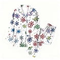 thumbnail image 4 of Christmas Two Piece Pajama Sets for Women Casual Print Long Sleeve Top and Pant Suit, 4 of 5