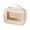 Beige, variant on Clear Makeup Bag Small, 8.6x2.3x6.7'' Portable Toiletry Bag with Zipper Cosmetic Travel Bag Makeup Organizer Case for Purse Car Organizer Bag for Women Men - Black
