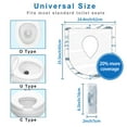 thumbnail image 2 of YIHATA Disposable Toilet Seat Covers - 20 Pack - Waterproof, Ideal for Kids and Adults – Extra Large, Individually Wrapped for Travel, Toddlers Potty Training in Public Restrooms (Stars), 2 of 7