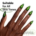 thumbnail image 6 of modelones Cat Eye Gel Nail Polish Green Gel Polish Jelly Glass with Magnet Holographic Glitter Shimmer Translucent Sheer Color Magnetic Nail Polish Top Coat Salon DIY at Home 15 ML, 6 of 8