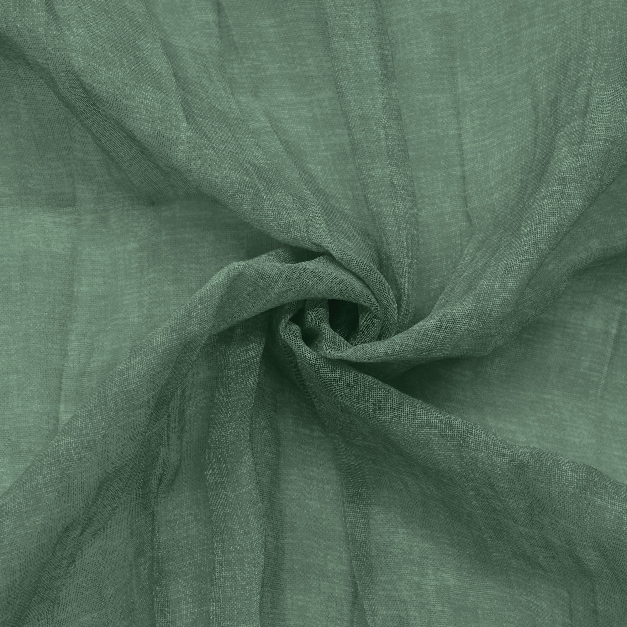 Loft Living Peoria Sheer Dual Header Indoor Curtain 52 x 84 in Sage