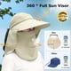 thumbnail image 4 of Sombreros de visera para mujer, sombrero de verano de ala ancha, sombreros de golf para mujer UV 50, gorra de sol plegable y plegable... Ormromra LRWJ320-4, 4 of 6