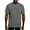 Gray, variant on - Delta Sigma Phi Color Stacked Logo T Shirt - Mens Comfort Colors Shirt
