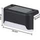 thumbnail image 4 of 8pcs Solar Deck Lights Waterproof Solar Powered Wall Light Patio Stairs Step Deck, Black, M - q36, 4 of 5