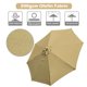 thumbnail image 5 of Yescom 10ft UV50+ Fade Resistant New OLEFIN Outdoor Patio Umbrella with Crank Market Garden Beach Olefin, 5 of 10