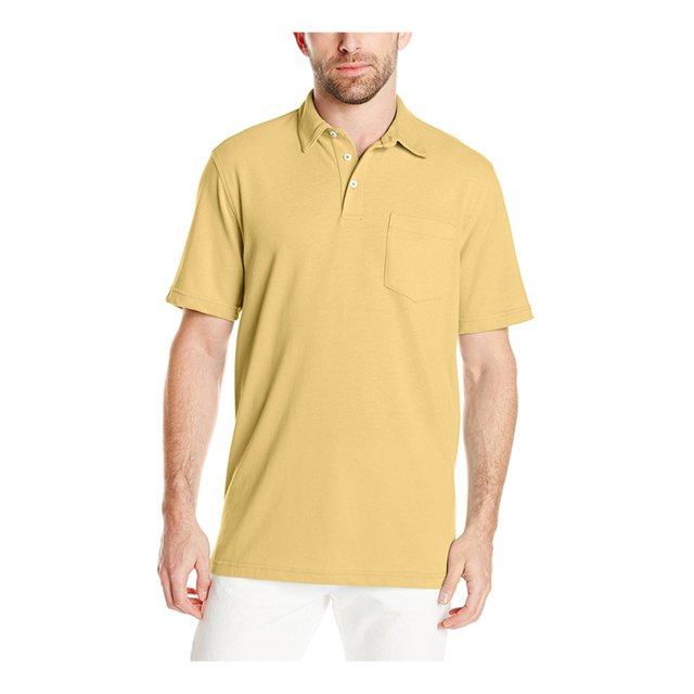Polo de rugby IZOD para hombre amarillo XXL