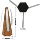 thumbnail image 2 of PIAOPIAONIU Ventilador de Mosca para Mesas, Ventilador de Mesa portátil de Grano de Madera, para Exteriores, 3 Piezas, 2 of 5