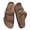 Mocha, variant on Women's Clog Slide Sandals with Arch Support, Comforable Adjustable Buckle Cork Footbed Slippers for Summer, Mocha