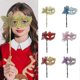 thumbnail image 5 of Masquerade Mask with Holding Stick Halloween Party Mask Shiny Sequins Queen Mask, 5 of 5