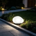 thumbnail image 6 of SDJMa Solar Pebble Light, Frosted Glass Rock Lamp, Waterproof Stone Light for Outdoor Patio Garden Yard Lawn Decor, 6 of 7