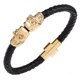 thumbnail image 5 of Hebilla magnética dominante para hombre y pulsera de cuero #39;s Afortunado Sencillez, 5 of 5