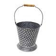 thumbnail image 2 of Maceta con mango de hierro, soporte para plantas para terraza, jardín, adorno, balcón Grande, 2 of 8