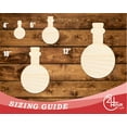 thumbnail image 3 of Unfinished Wood Spooky Potion Shape | DIY Craft Cutout 10" / 1/2", 3 of 3