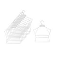 thumbnail image 2 of GROWTH TANK 10 Pcs Cintres de Maillot de Bain Présentoir de Lingerie pour Robe Collection Spectacle Séchage L, 2 of 9