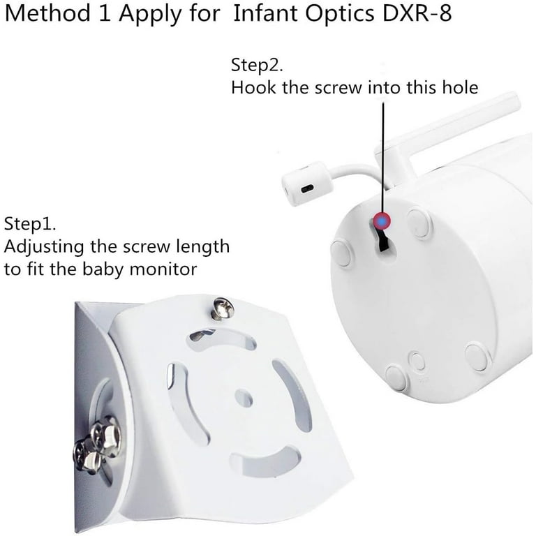 GUCHO Baby Monitor Wall Mount, Adjustable Angle Brackets, Aluminum
