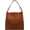 Brown, variant on Large Bucket Tote Bags for Women Vegan Leather Handbag Suede Shoulder Purse Fashion Designer Working Satchel 2pcs