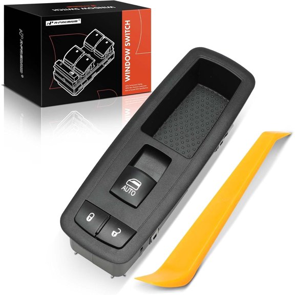 A-Premium Power Window Switch Compatible with Dodge Durango 2011-2015 & Jeep Grand Cherokee 2014-2017, Front Right Passenger Side, Replace# 68086692AE, 68086692AF