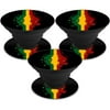 MightySkins POSOCK-Rasta Flag Skin Decal Wrap for Pop Sockets Sticker - Pack of 3 - Rasta Flag