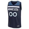 thumbnail image 2 of Youth Fanatics  Navy Minnesota Timberwolves Fast Break Custom Jersey - Icon Edition, 2 of 3