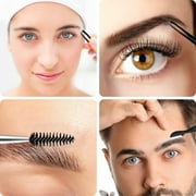Somnr 11-in-1 Eyebrow Grooming Kit – Tweezers, Razors, Scissors, Brush & Comb for Women & Men, Black
