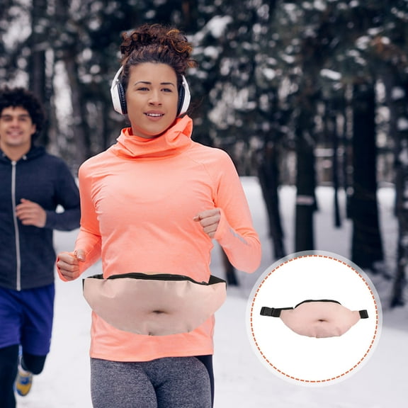 Mobestech belt bag men 3D Dad Belly Design Multi 1Set for Gatherings Amusement Parks Prank Gift