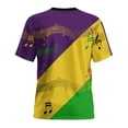 thumbnail image 5 of Fewfanhot Womens Tops Unisex Mardi Gras Outfit Funny Holiday Casual Shirt Crewneck Short Sleeve Shirts, 5 of 8