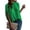 Green, variant on Zeagoo Womens Blouses Dressy Casual Mock Neck Batwing Sleeve Tops Loose Fit Tie Back Summer Tunic Tops
