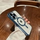 thumbnail image 3 of Luxury Plating Magnetic Case For iPhone 15 13 12 11 14 Pro Max For Magsafe Wireless Charging Cover Shockproof Clear Phone Cases, 3 of 5