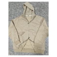 thumbnail image 4 of Babcutegg Men's Double Zipper Jacket Hoodies Loose Fit Long Sleeve with Pockets Fall Winter Casual Hooded Sweatshirts Khaki Size L, 4 of 6