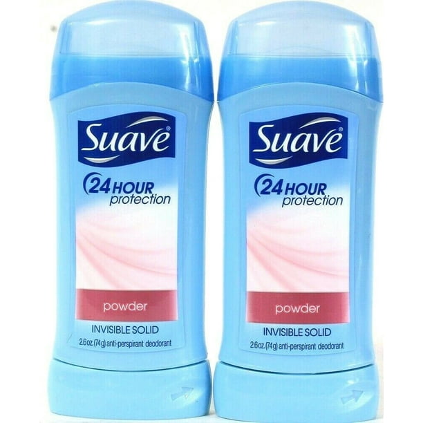 2 PACK Suave Powder Antiperspirant Deodorant