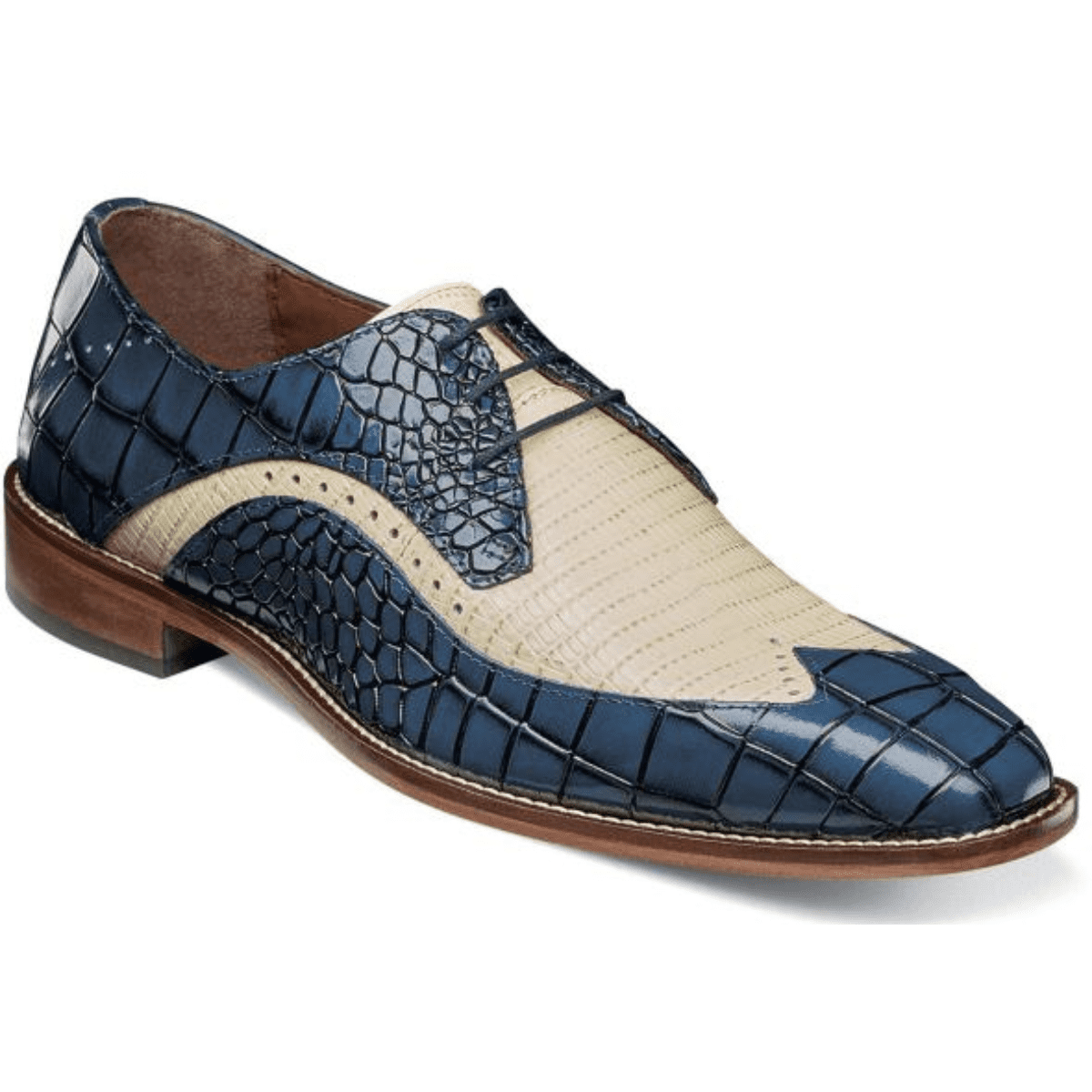 stacy adams crocodile shoes