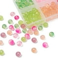 thumbnail image 5 of 146pcs 6 Style Imitation Gemstone & Opal Style Resin Beads and Glass Beads Faceted Rondelle Mixed Color, 5 of 8
