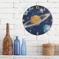 thumbnail image 2 of Wall Clock 10 Inch Battery Operated Clocks Living Room Decor, Silent Non-Ticking for Living Room Home Kitchen office Planet, 2 of 5