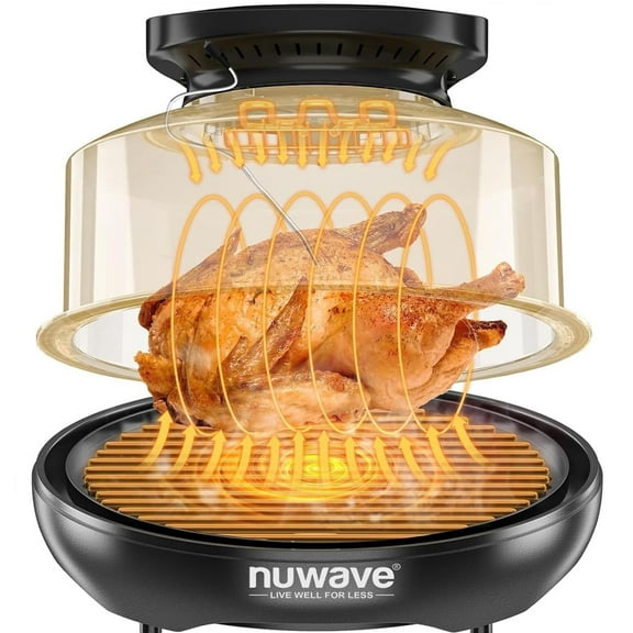 Nuwave Primo Air Fryer Oven, New, Convection Top & Grill, Cook Frozen or Fresh, Broil, Bake, Easy to Clean