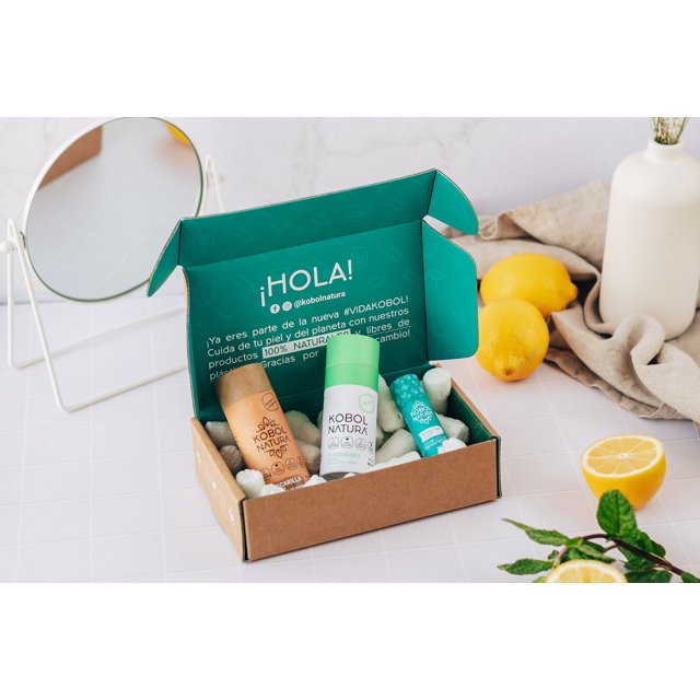 Kit de Mascarilla lista para usar + Desodorantes 12hrs de protección + Bálsamo labial Naturales y Veganos KOBOL Cacao Menta o Café Miel de Agave. Eucalipto Limón o Gernaio Lavanda. Menta, Jamaica o Naranja