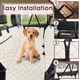 thumbnail image 5 of Cubierta para asiento de auto para perro NECKORY impermeable para asiento trasero - L, beige/negro, 5 of 7