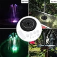 thumbnail image 1 of Fuente solar boquillas Fuente de decoración de jardín con energía solar Bomba de fuente solar flotante de 3.5W para estanque pequeño Cola Fuente de baño para pájaros, 1 of 7